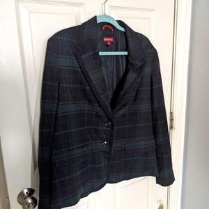 Merona Plaid Blazer 18